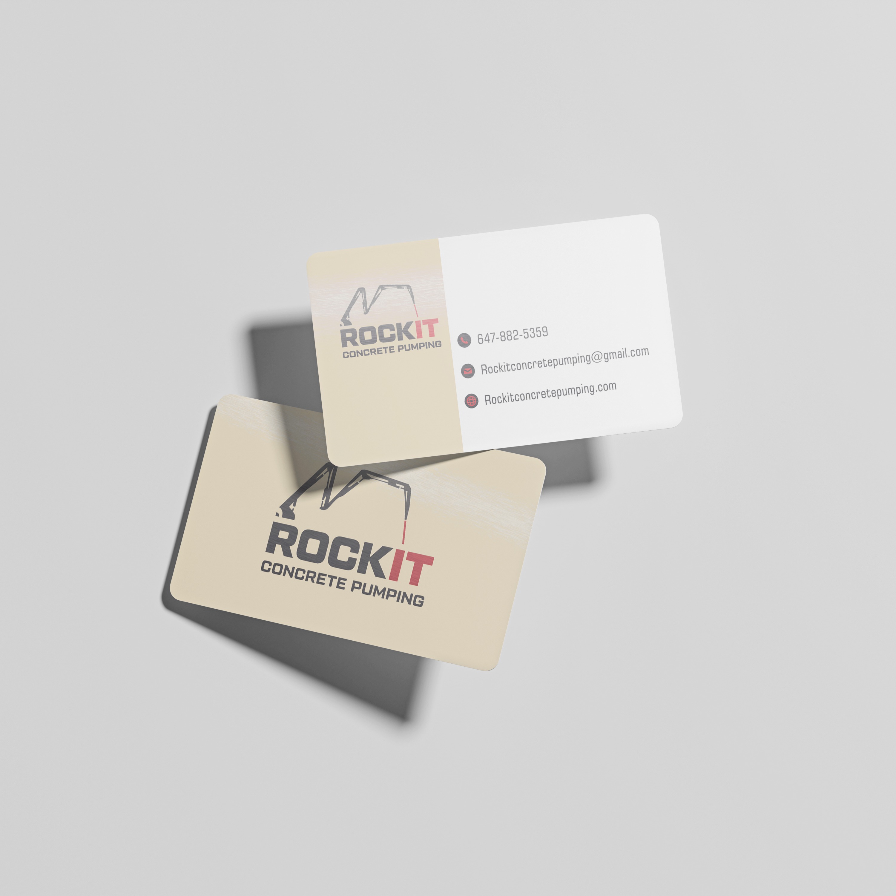 Cartes de visite en papier perlé