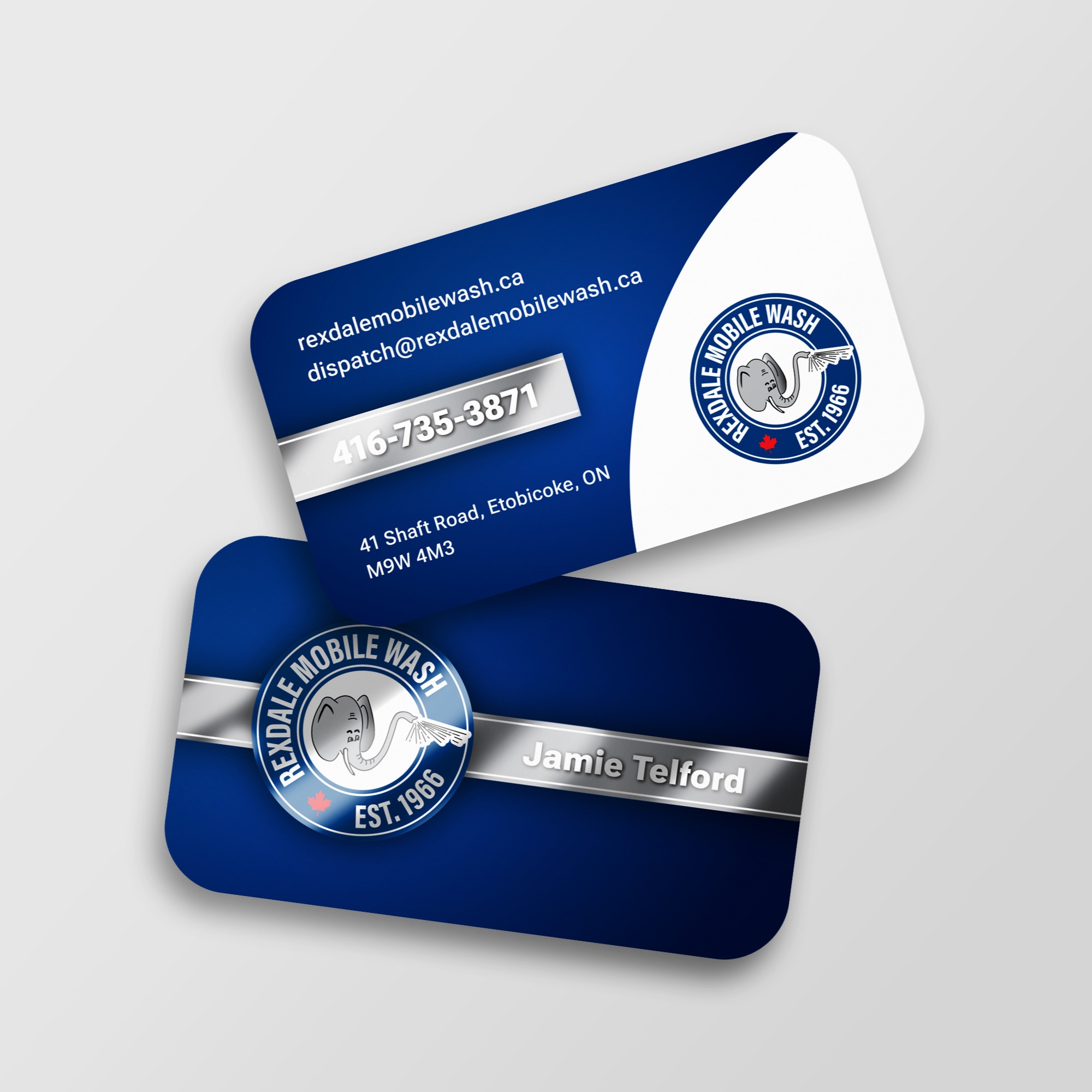 Cartes de visite avec Spot UV