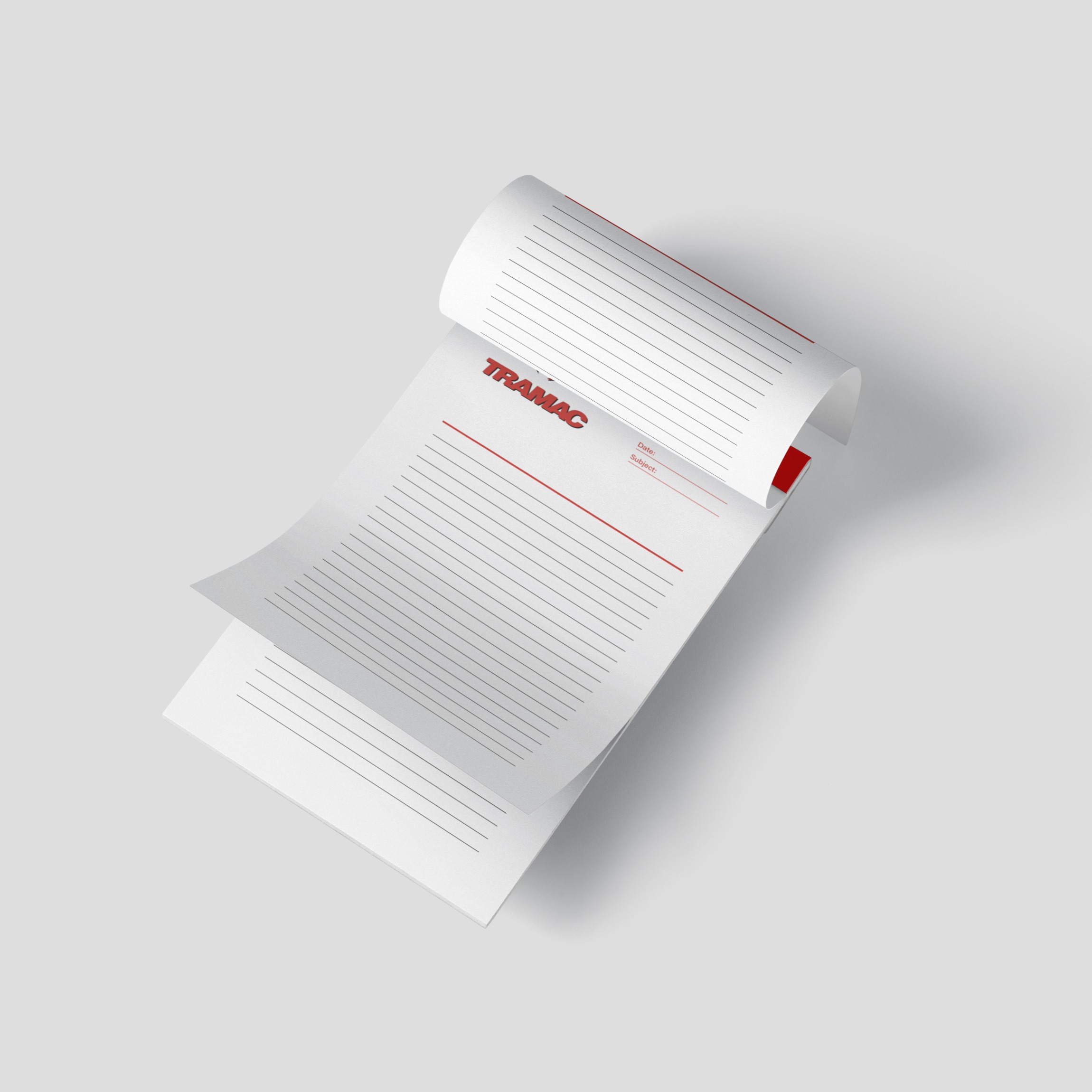 60lb Uncoated Notepads 25 Pages