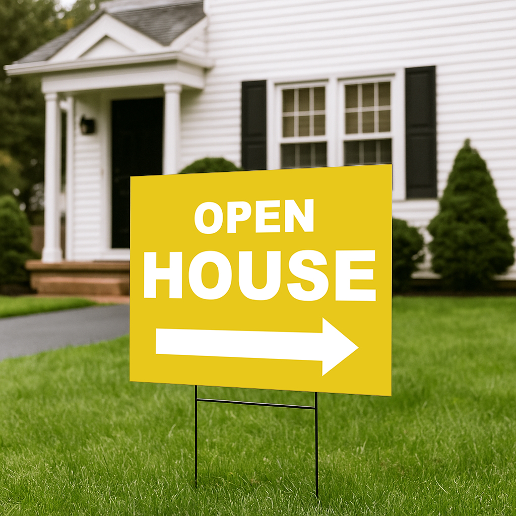 Directional Yard Signs - Print Tales