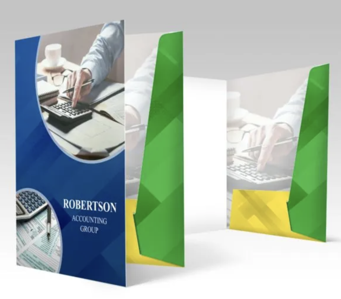 Glue-Less 9x12 Presentation Folder