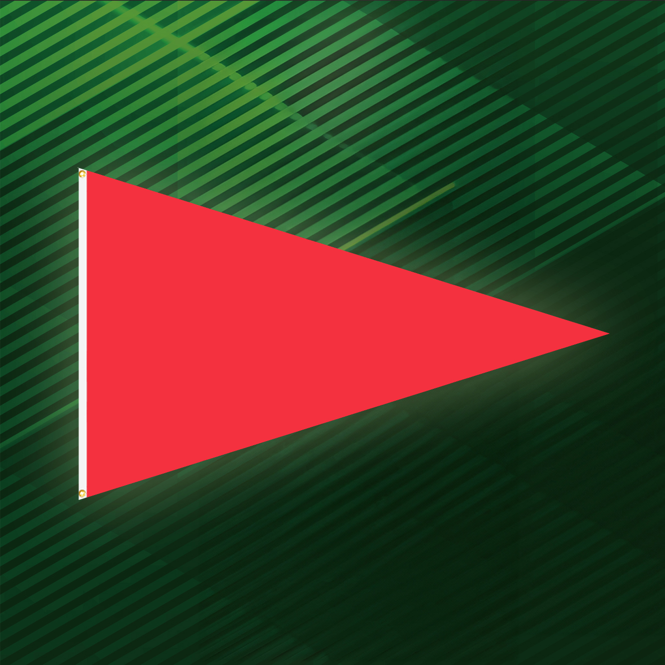 Red Pennant Flag 5’ x 8’
