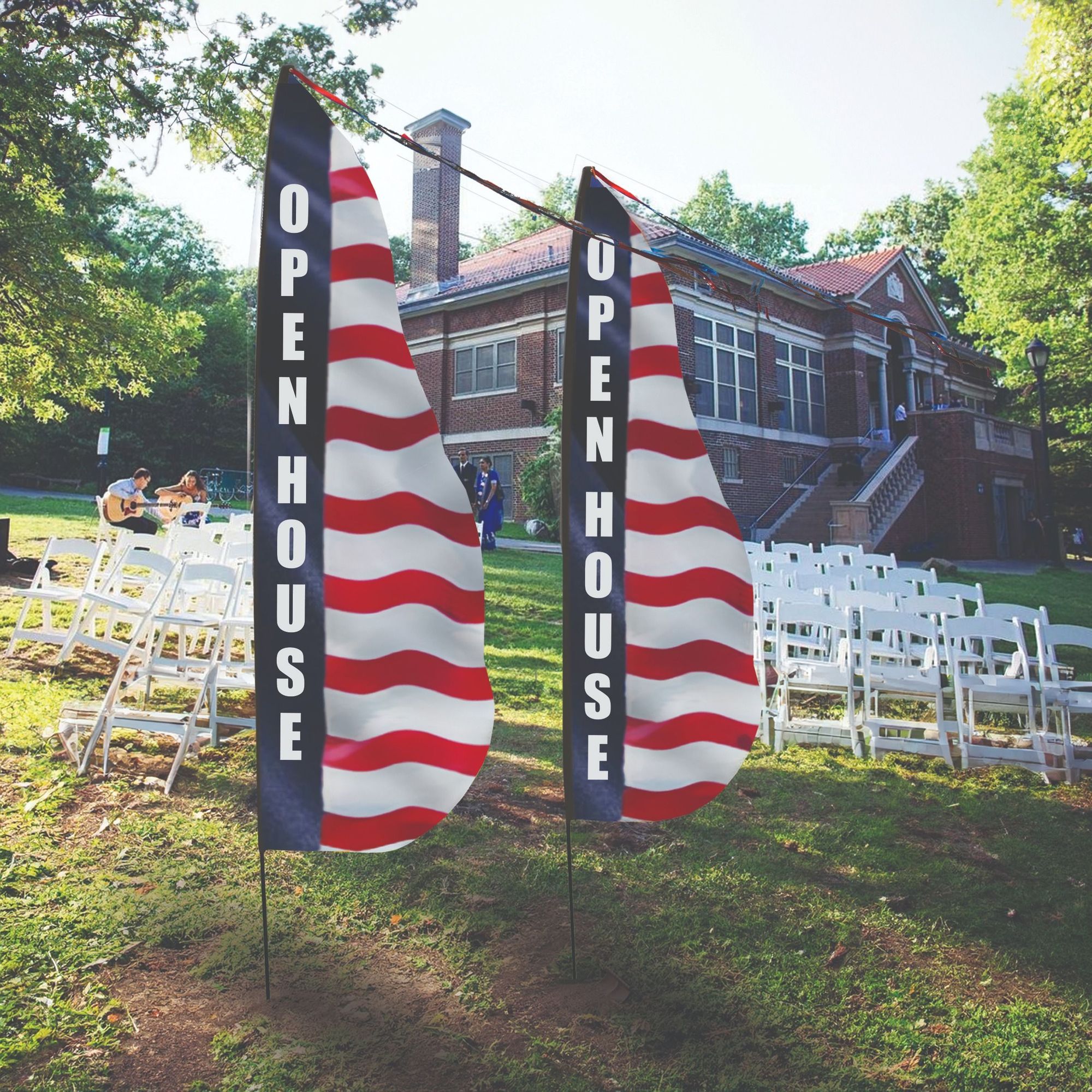 US6 Feather Dancer Message Flag Kit