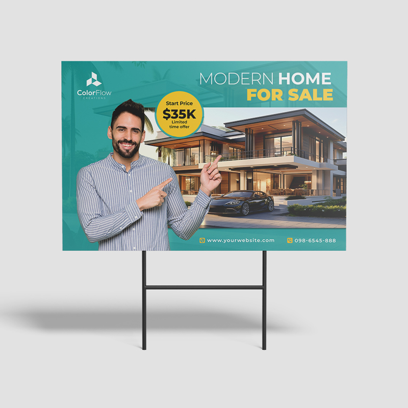 Custom Yard Signs & Coroplast Signs