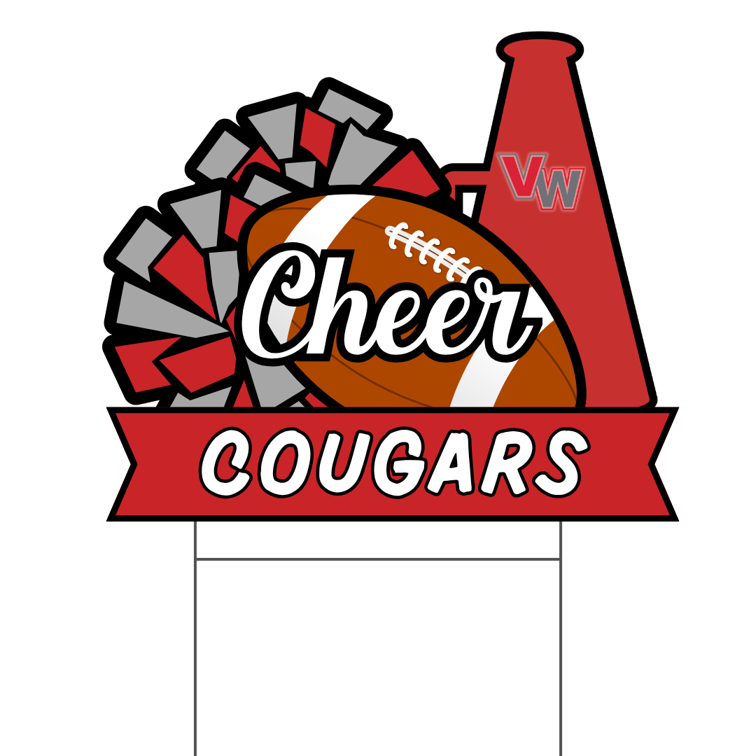 Cheer Yard Sign 2