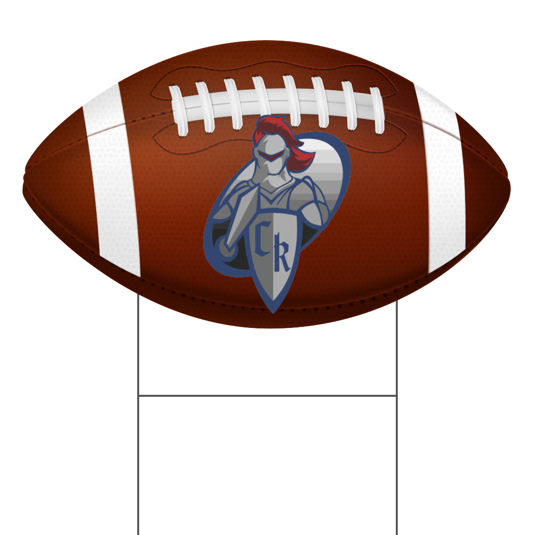 Football Yard Sign 2