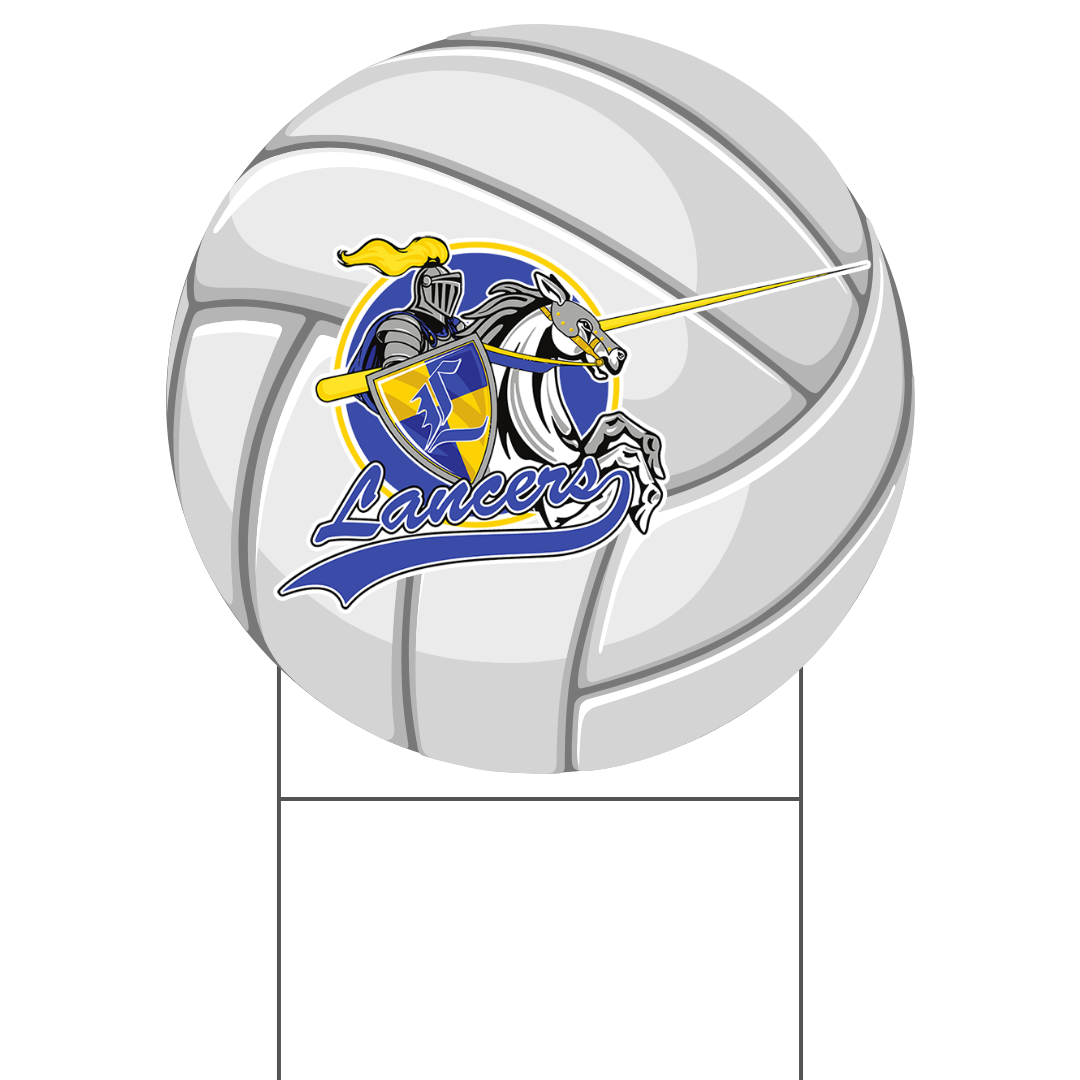 Volleyball Yard Sign 1