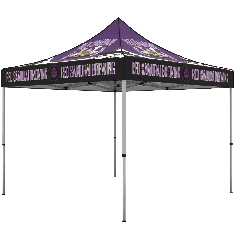 10x10 Custom Event Tent – Full Color Printed Canopy & Aluminum Frame