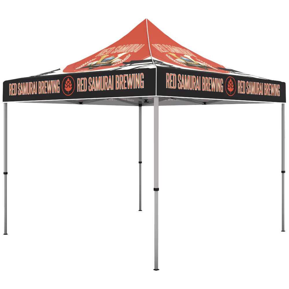 10x10 Custom Event Tent – Full Color Printed Canopy & Steel Frame 2