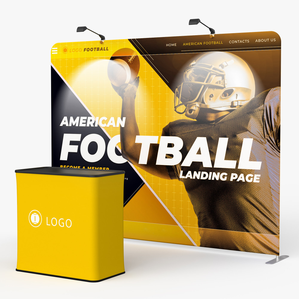 Backdrop Fabric Displays - 10 ft 1