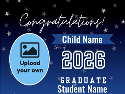 Grad Sign Template 2 Photo