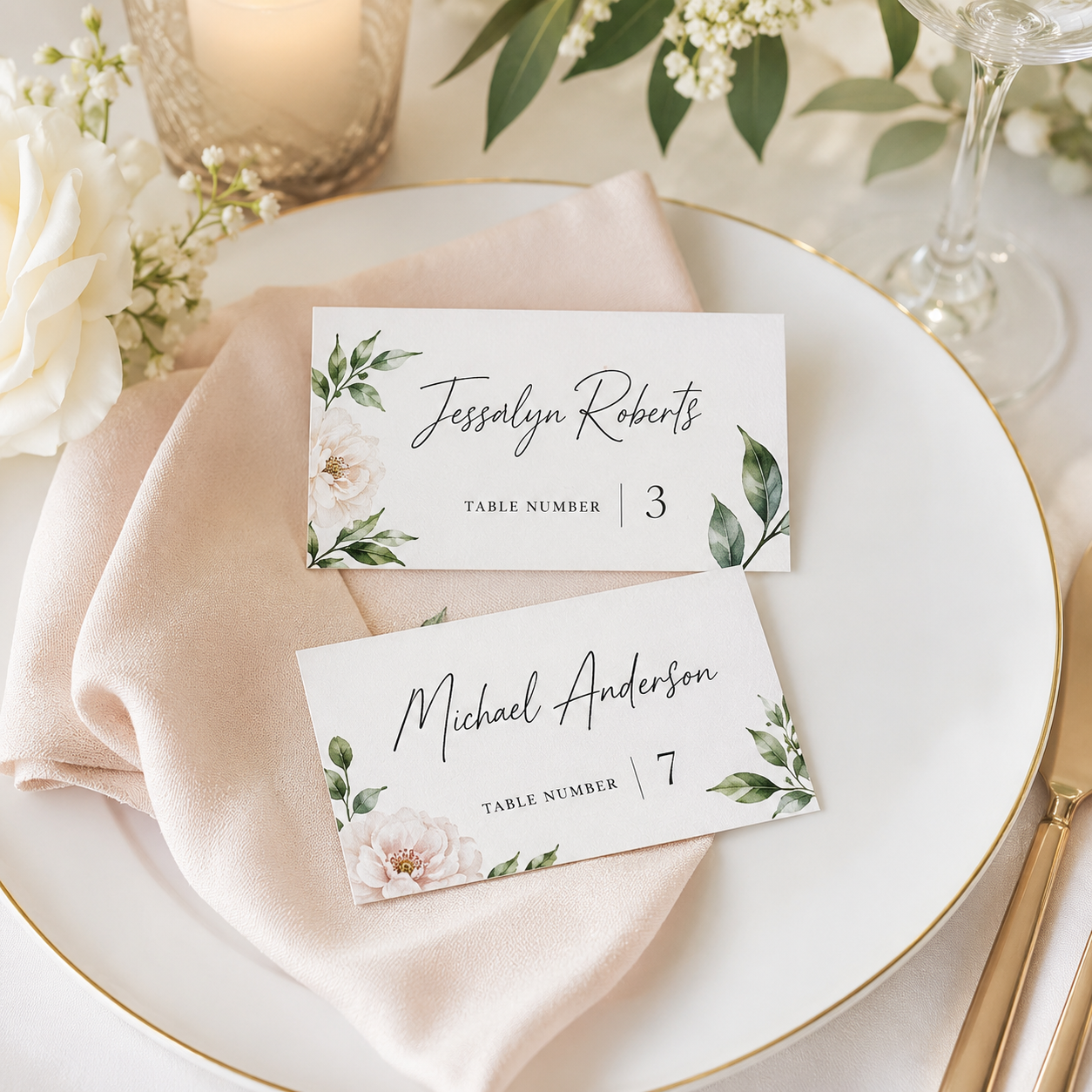 Place Cards (Flat)