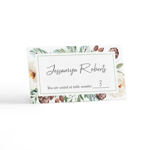 Table Tent Card (Two Side)