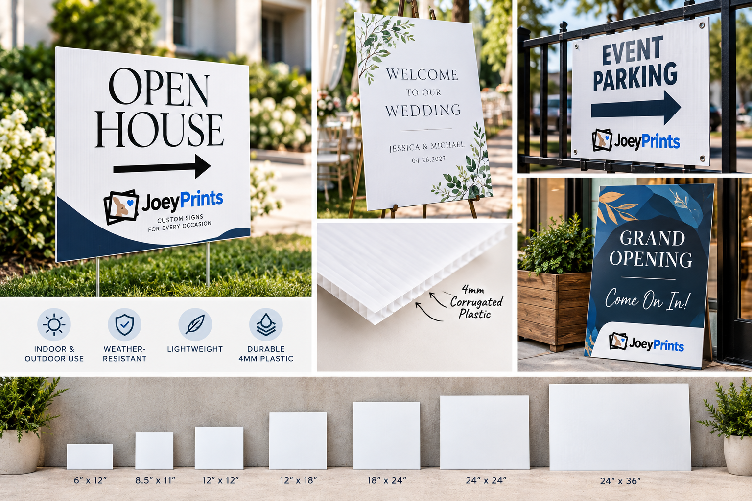 Carteles de jardin