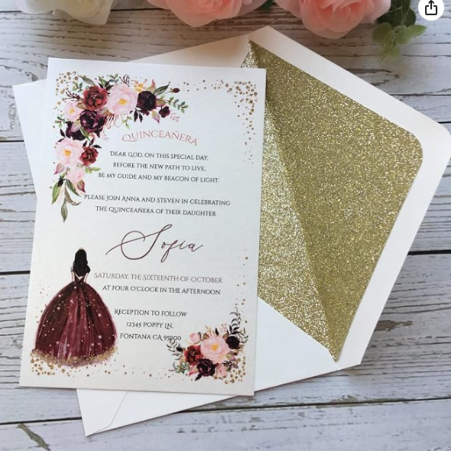 Pearl Ivory with Gold Glitter