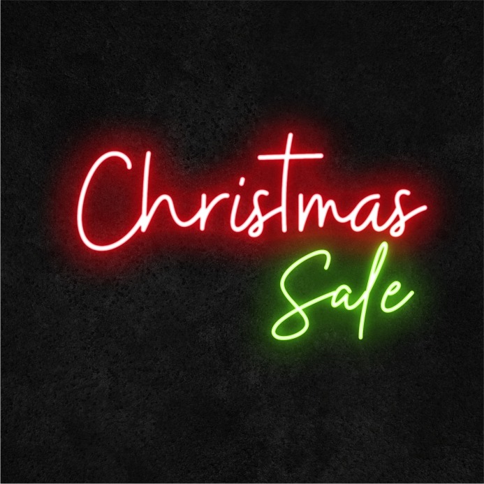 Christmas Sale Neon Light Multi-colour