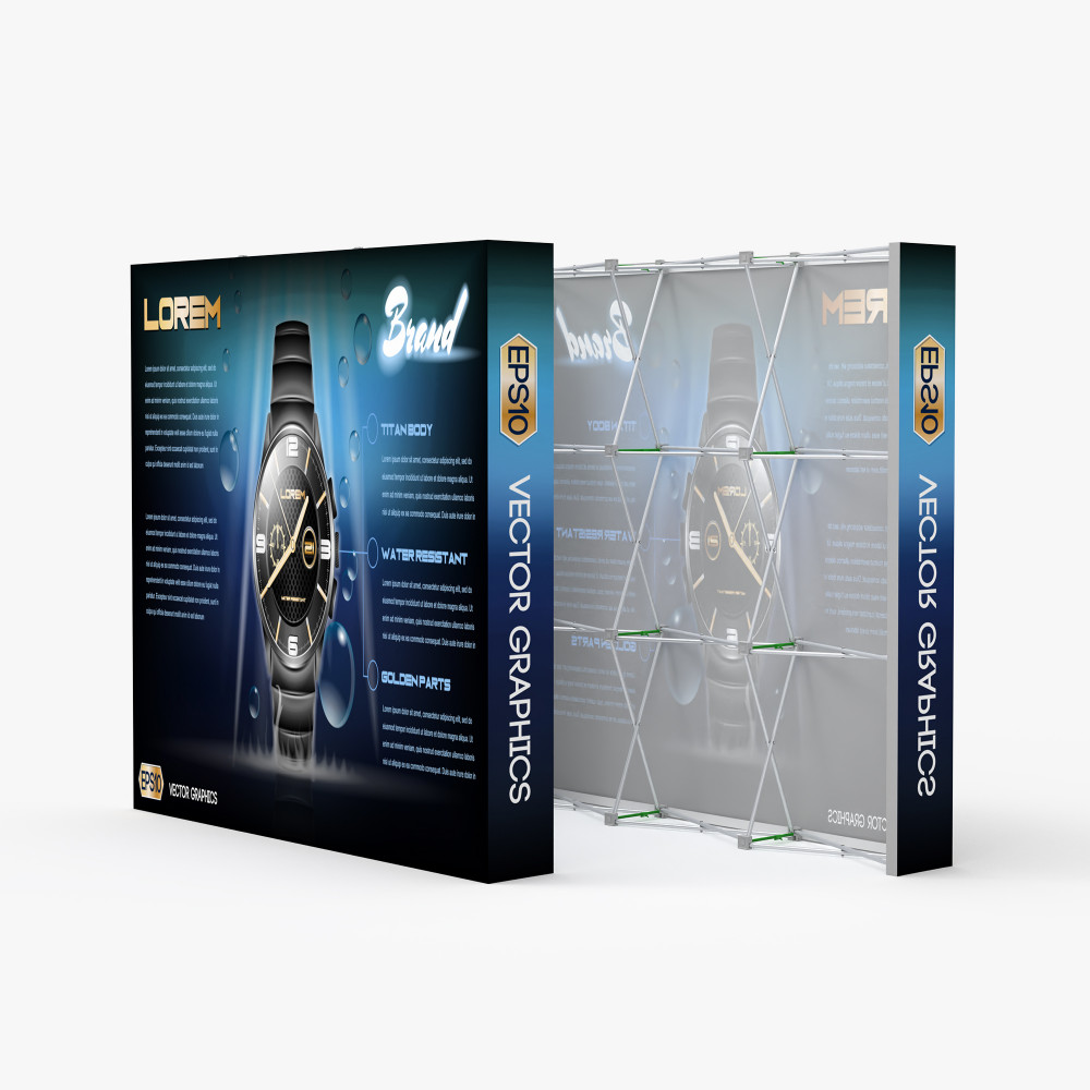 Velcro Fabric Pop Up Display 1