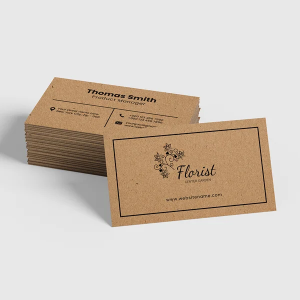 Brown Kraft Business Cards