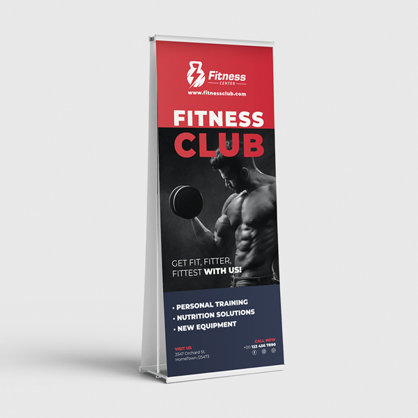 Deluxe Double-Sided Retractable Banner Stands