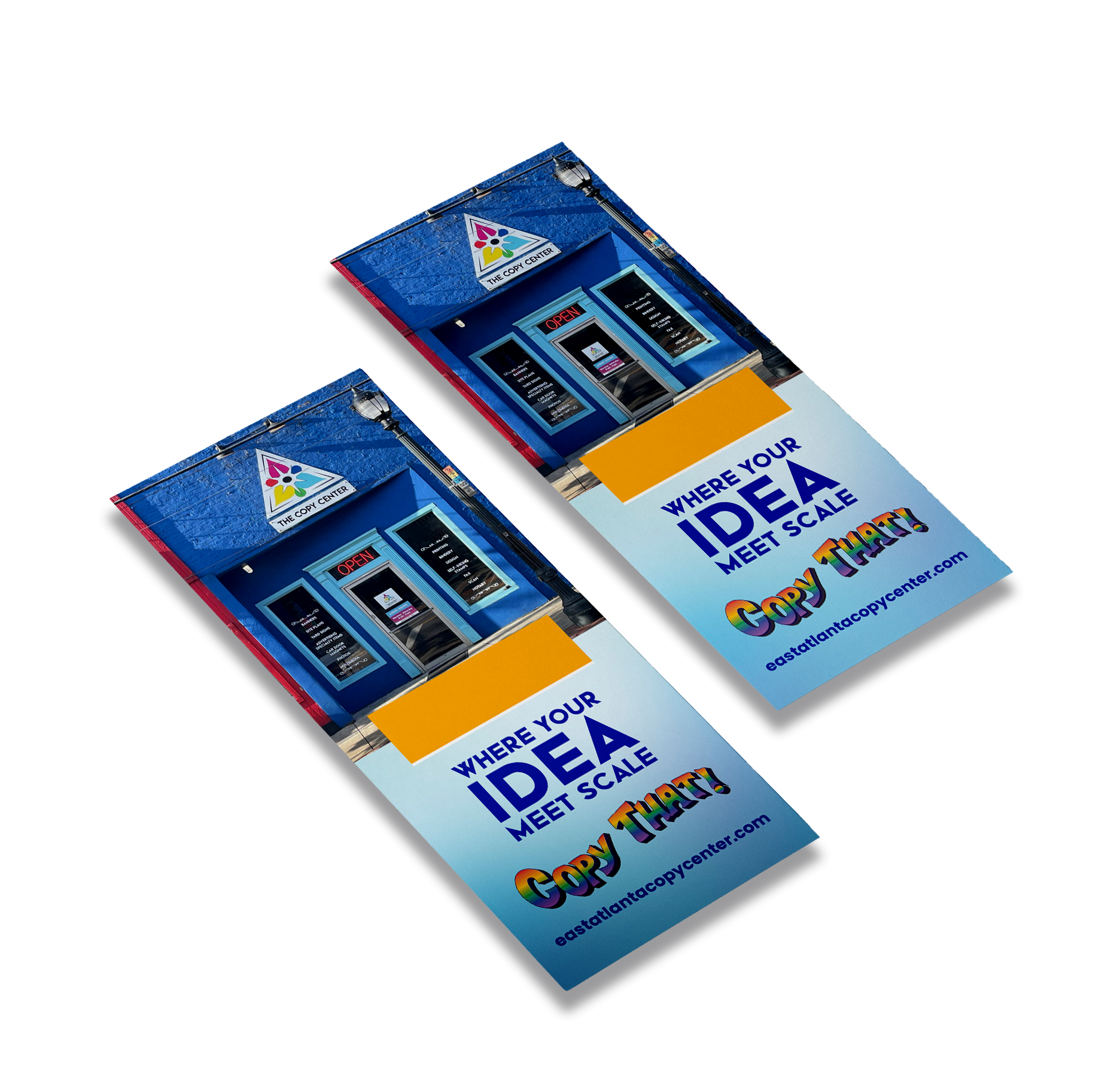 Copy Center Rack Cards