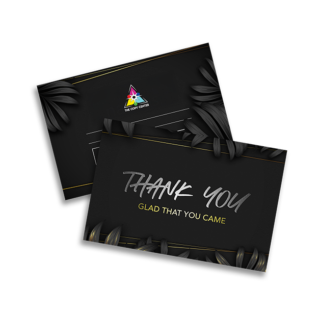 Raised Spot UV Postcards