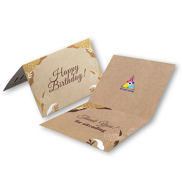 Brown Kraft Greeting Cards