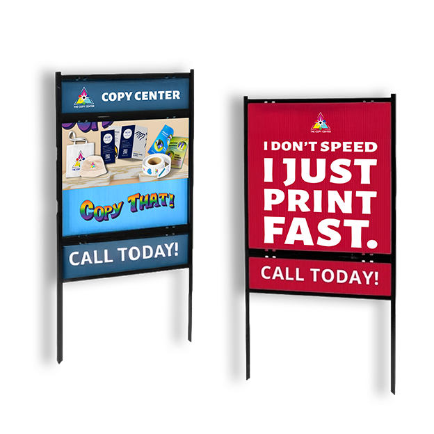 Coroplast Rider Signs