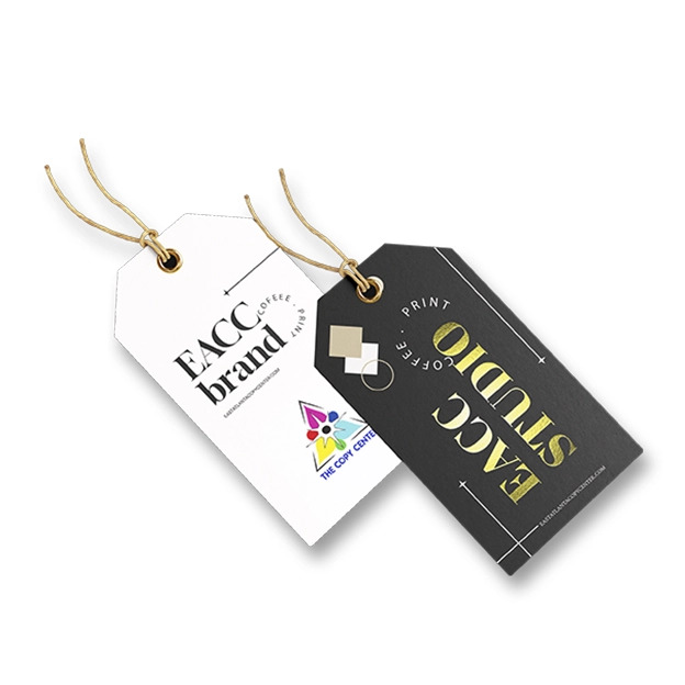 Raised Spot UV Hang Tags