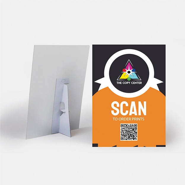 White PVC Counter Cards