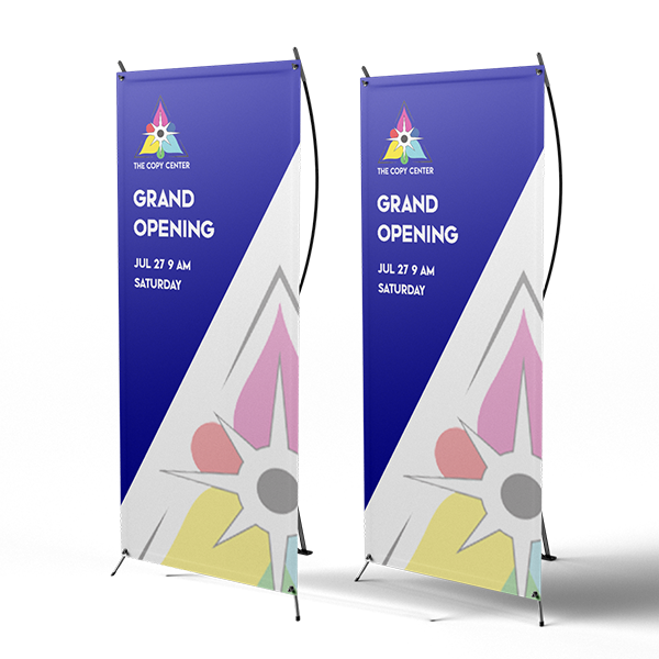 X-Style Collapsible Outdoor Banner Stands