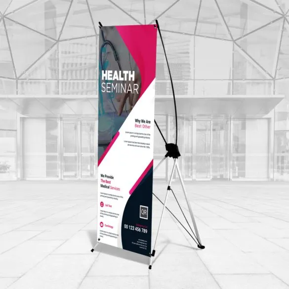 X-Style Collapsible Outdoor Banner Stands