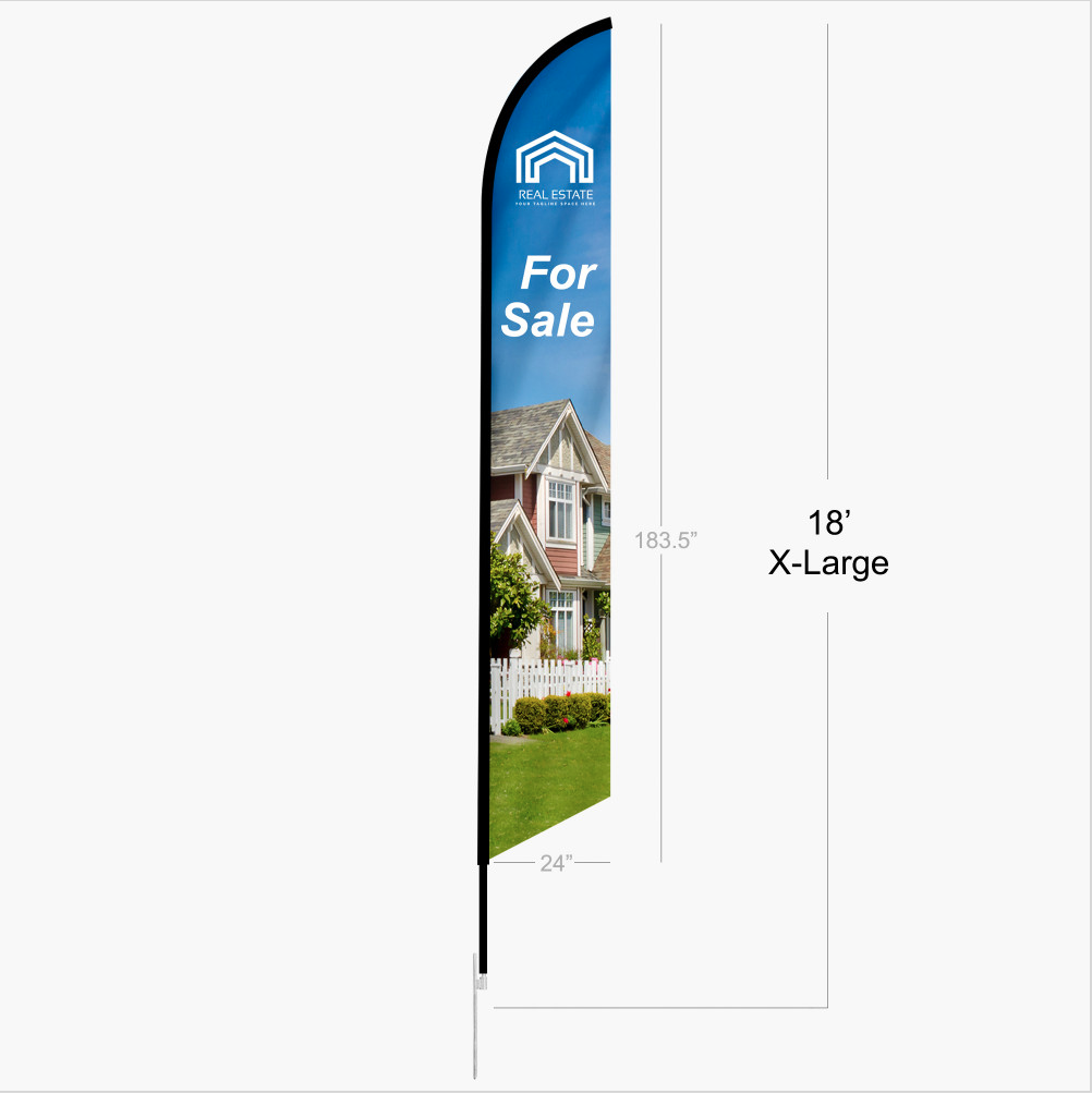 Feather Flag - Angled 7