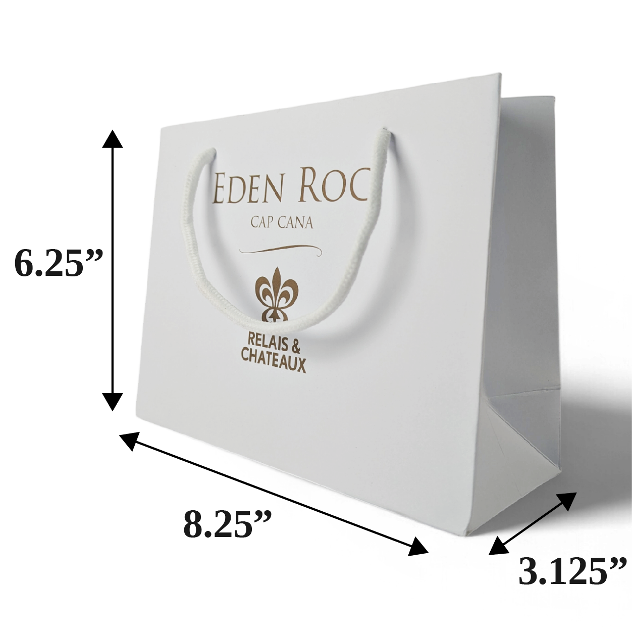 Shopping Bag 8.25 x 6.25 x 1.125 medidas