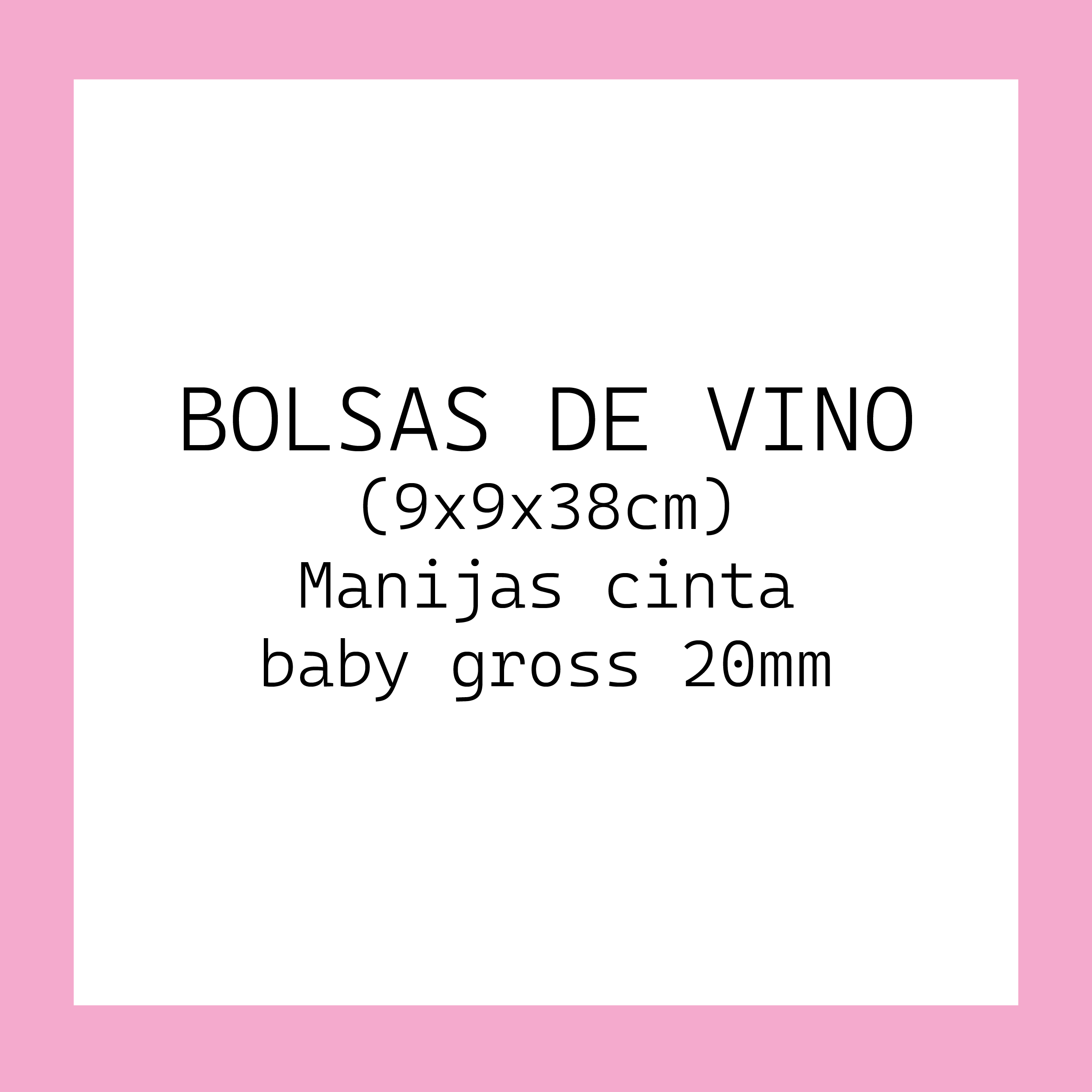 Manijas cinta baby gross 20mm