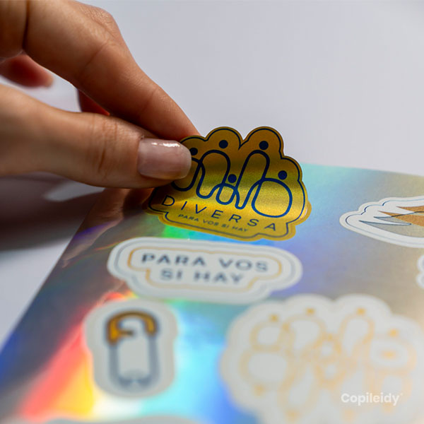 Stickers OPP holográfico