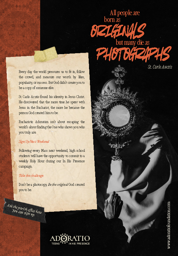 Be An Original - Bulletin