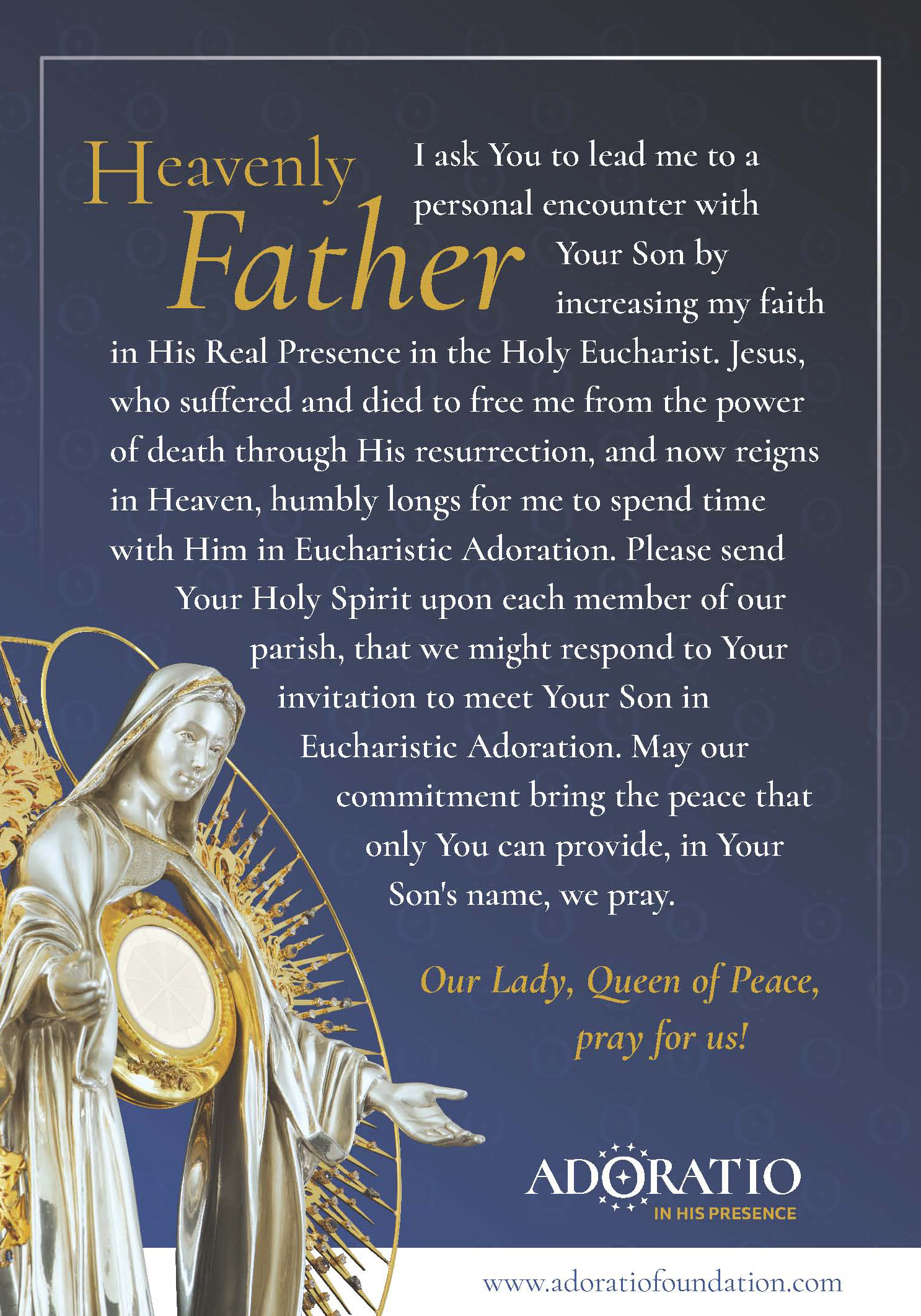 Prayer Cards - Sticker