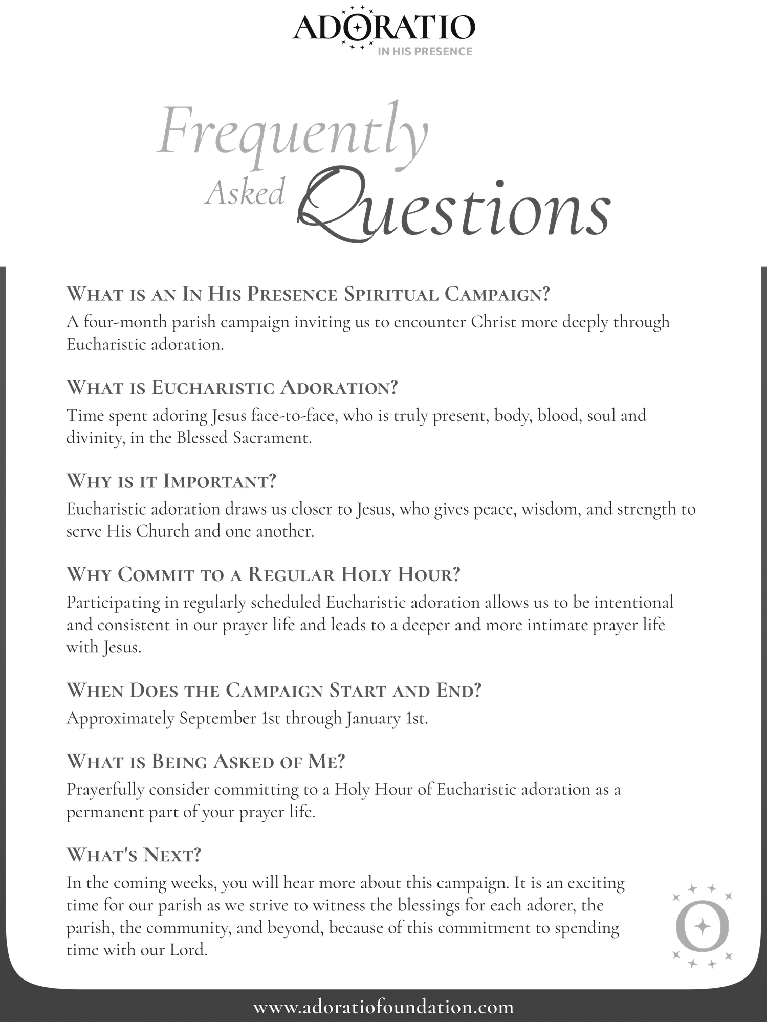 FAQ (Fall) 2