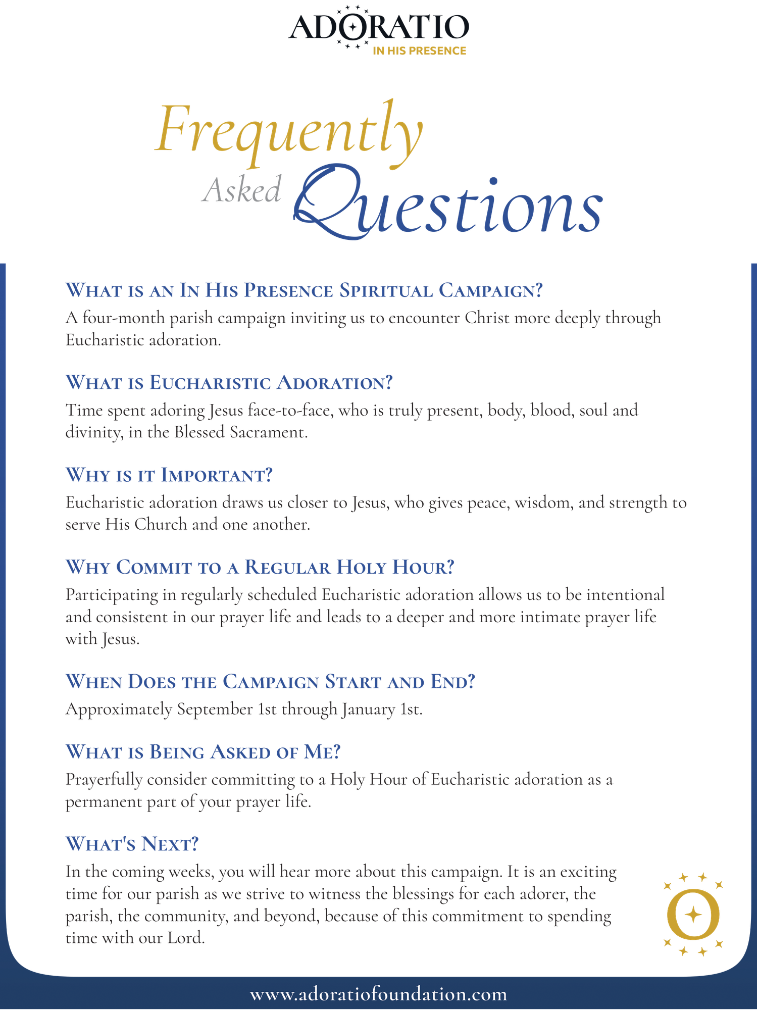 FAQ (Fall) 1