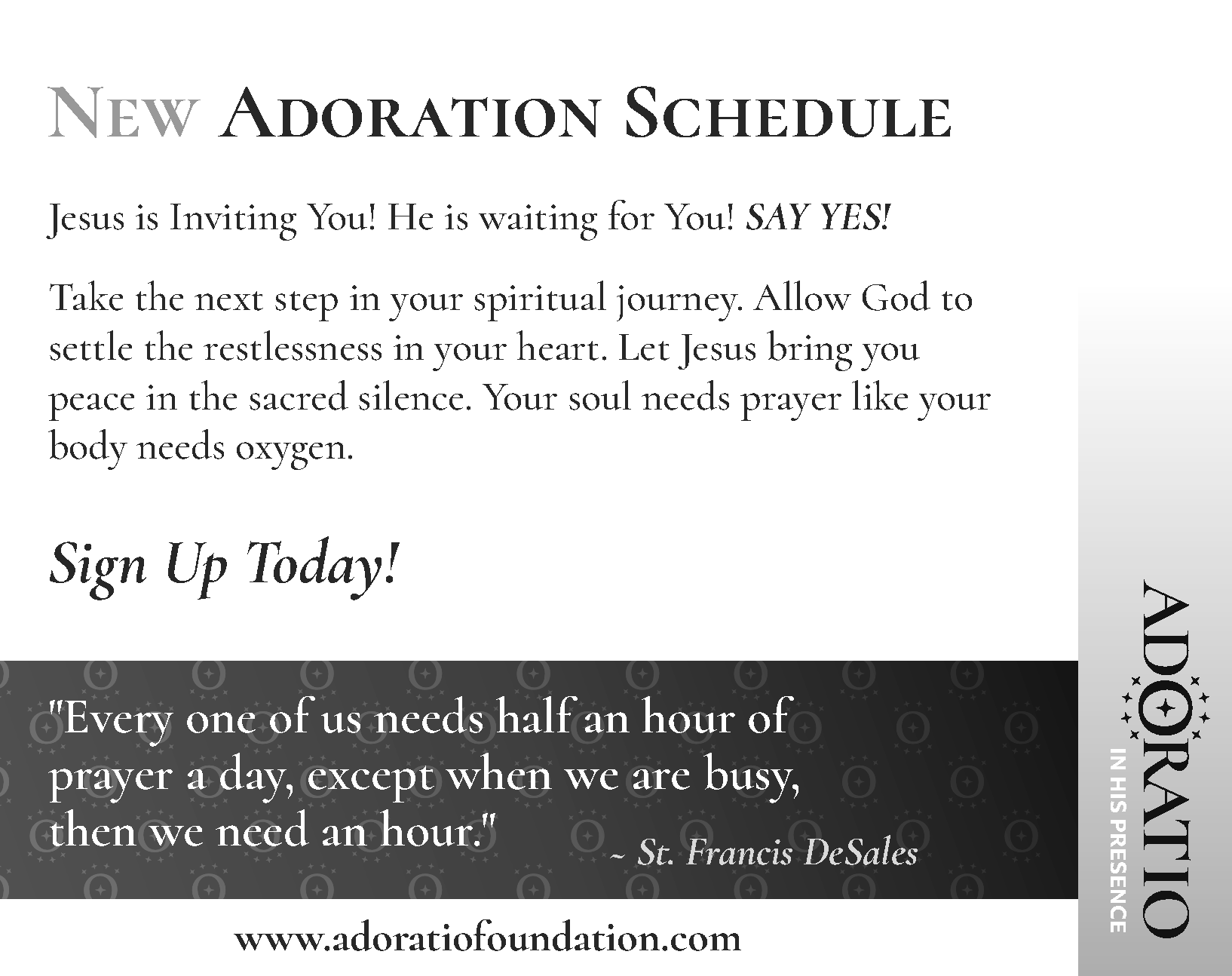 Sign Up (New Schedule) 2