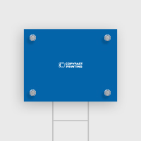 Grommet on each corner