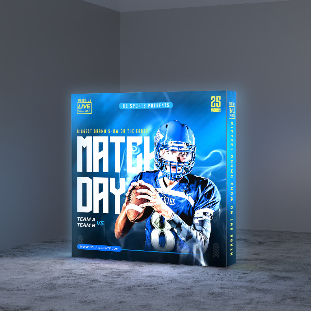 Backlit SEG Fabric Display 8