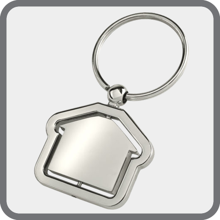 Spinning Metal Key chain