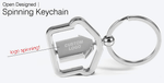 Spinning Metal Key chain 3