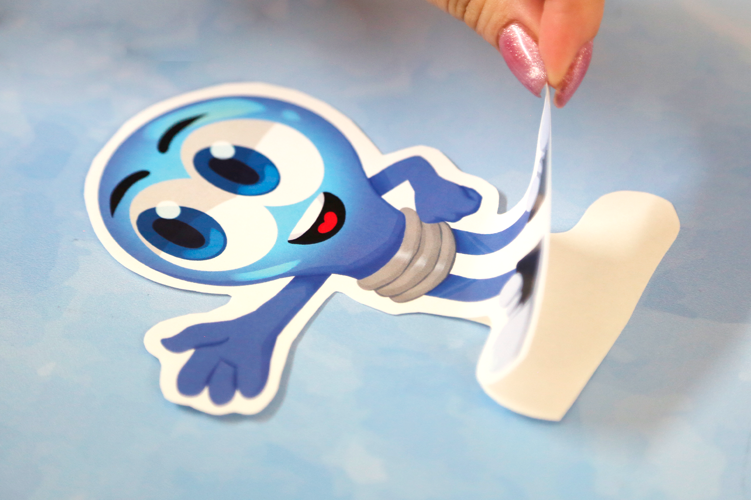 Stickers de papel adhesivo 1