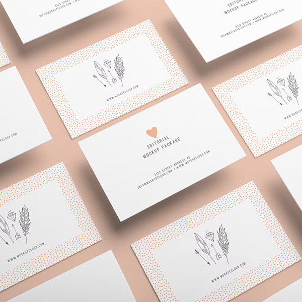 Environmental stock business cards