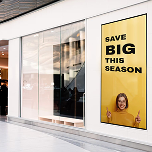 Display boards for retail store sales and promotions