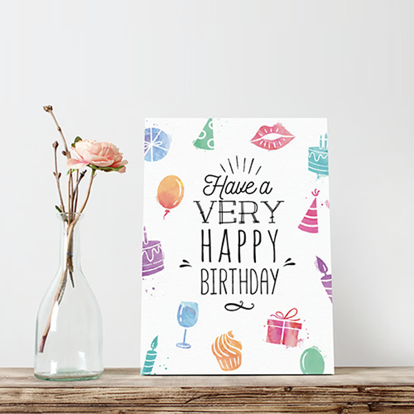 Custom printed greeting cards for people and businesses
