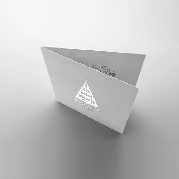 Metallic foil greeting cards for corporate parties, events, birthdays