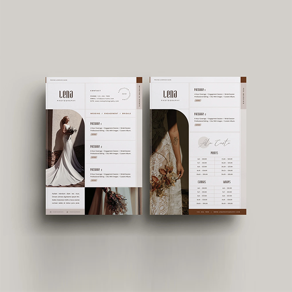 Latte lamination post cards for high-impact